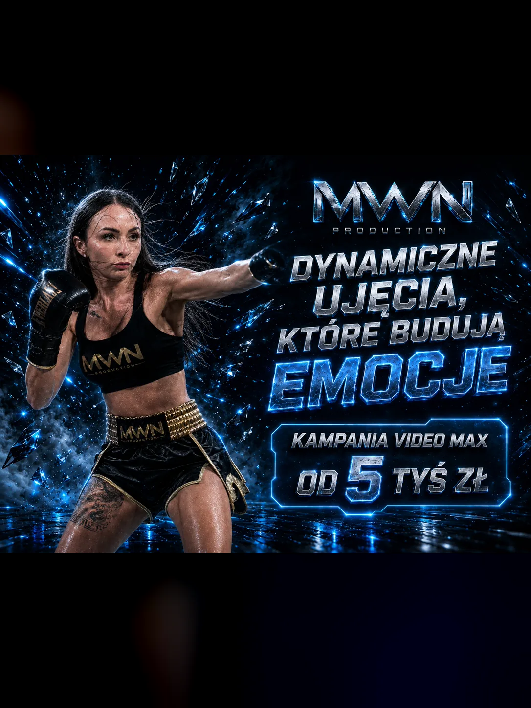 Kampania Video MAX MWN Production — dynamiczne ujęcia i reklamy budujące emocje.